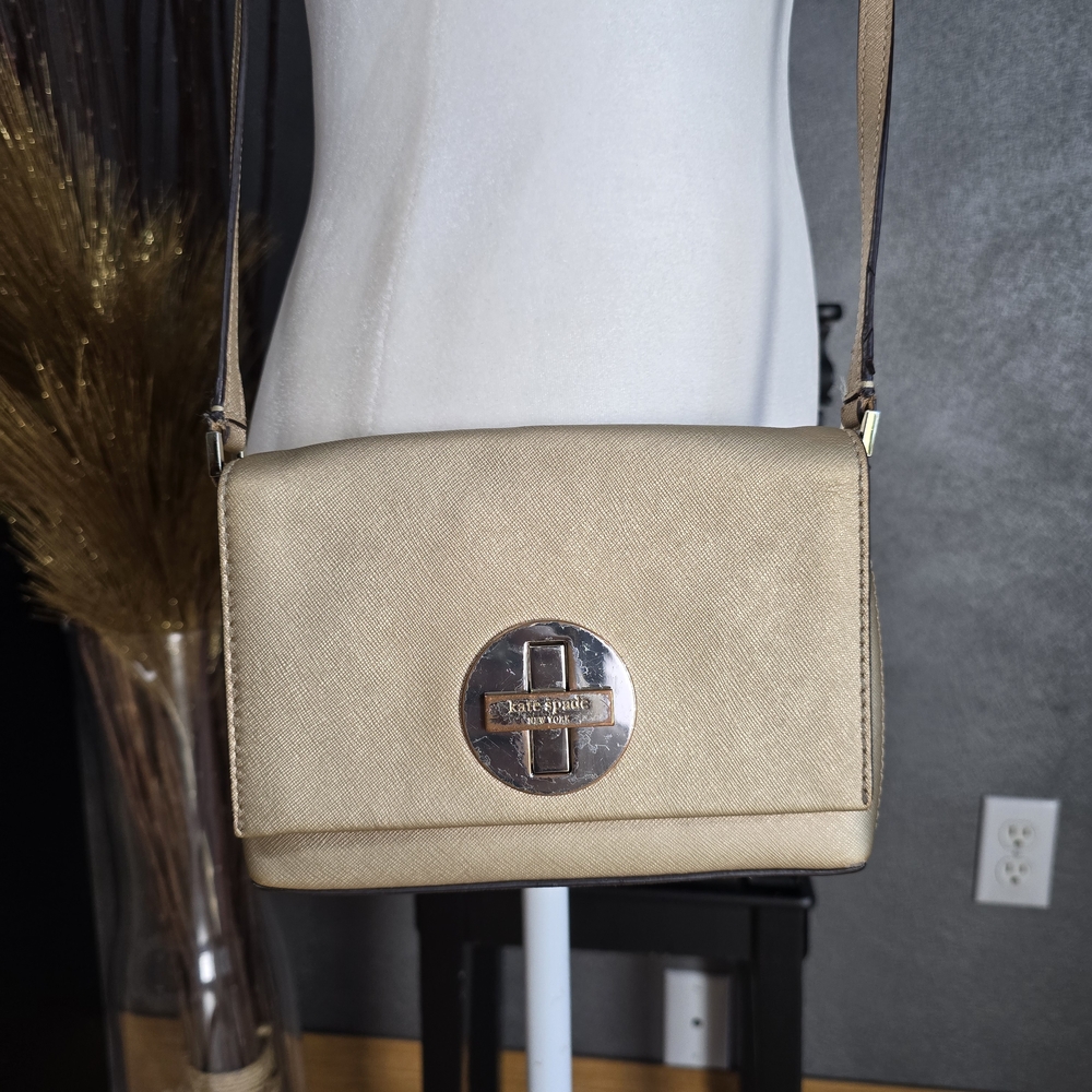Kate Spade Mettalic Crossbody Bag - Picture 2 of 12